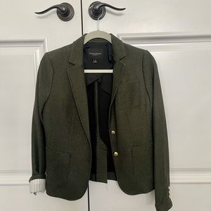 Banana Republic army green blazer